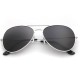 Black Driving Aviator Polarized Sunglasses