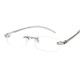 Fashion Style Eyeglasses Frameless Glasses
