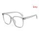 Black Retro Eyeglasses Square Shape Glasses for Men